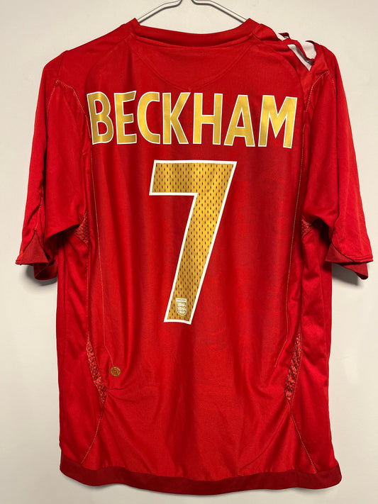 Umbro England Away 06/08 Beckham 7 - 8/10