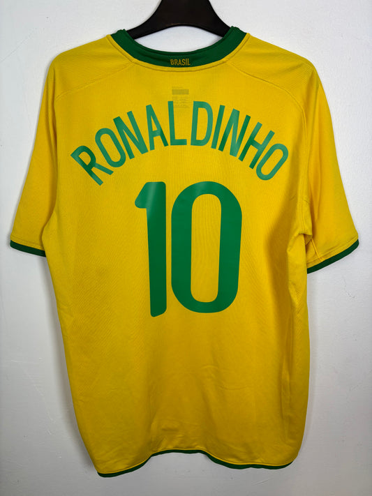 Brazil Home 2008 Ronaldinho 10 - 8/10
