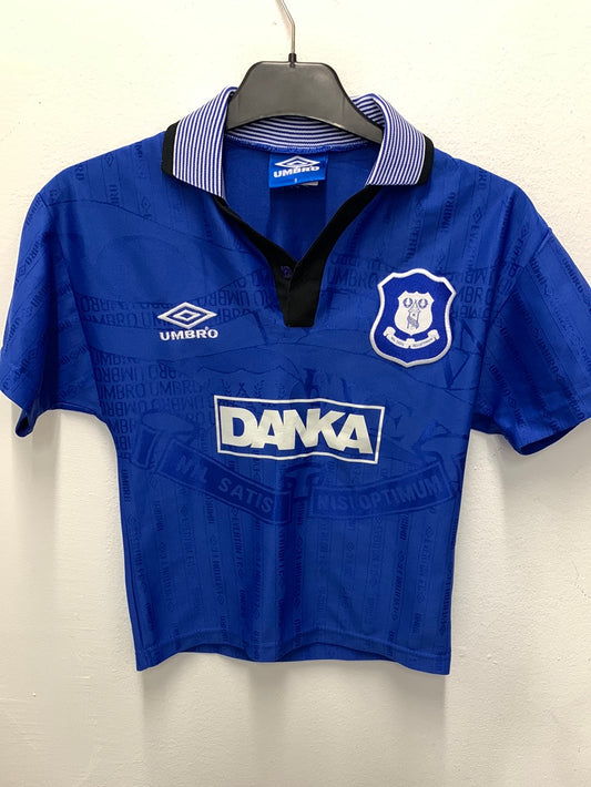 Everton Home 95/96 Kanchelskis 17 Kids