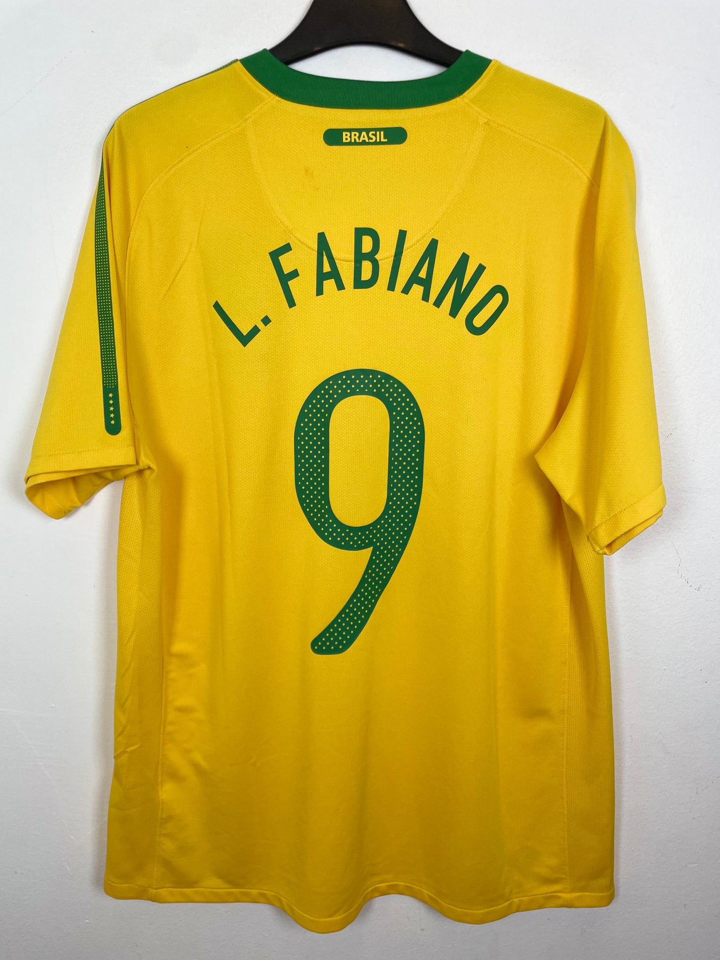 Nike Brazil Home 10/11 L.Fabiano 9 - 8/10