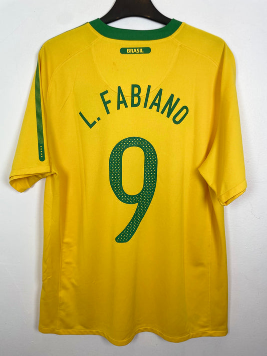 Nike Brazil Home 10/11 L.Fabiano 9 - 8/10