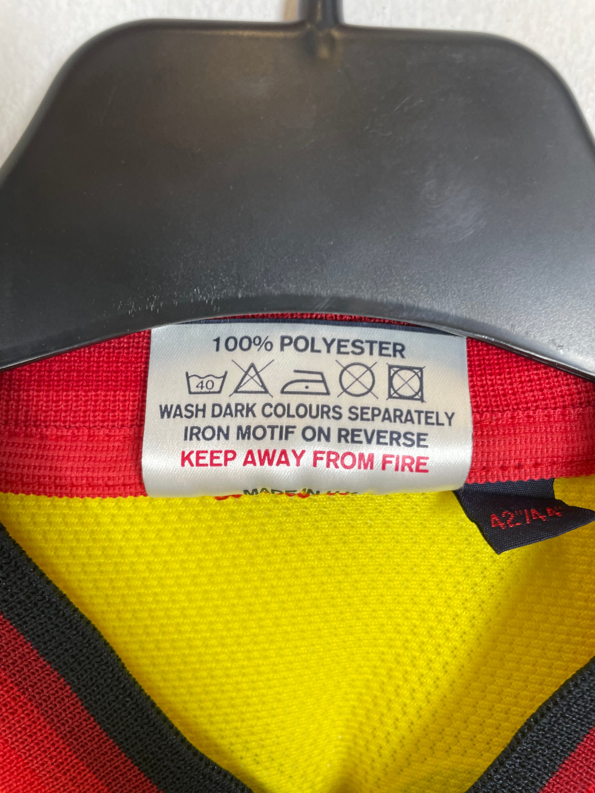 Reebok Liverpool 97/99 away shirt sponsor and sleeve detail with Heggem 14 in excellent condition