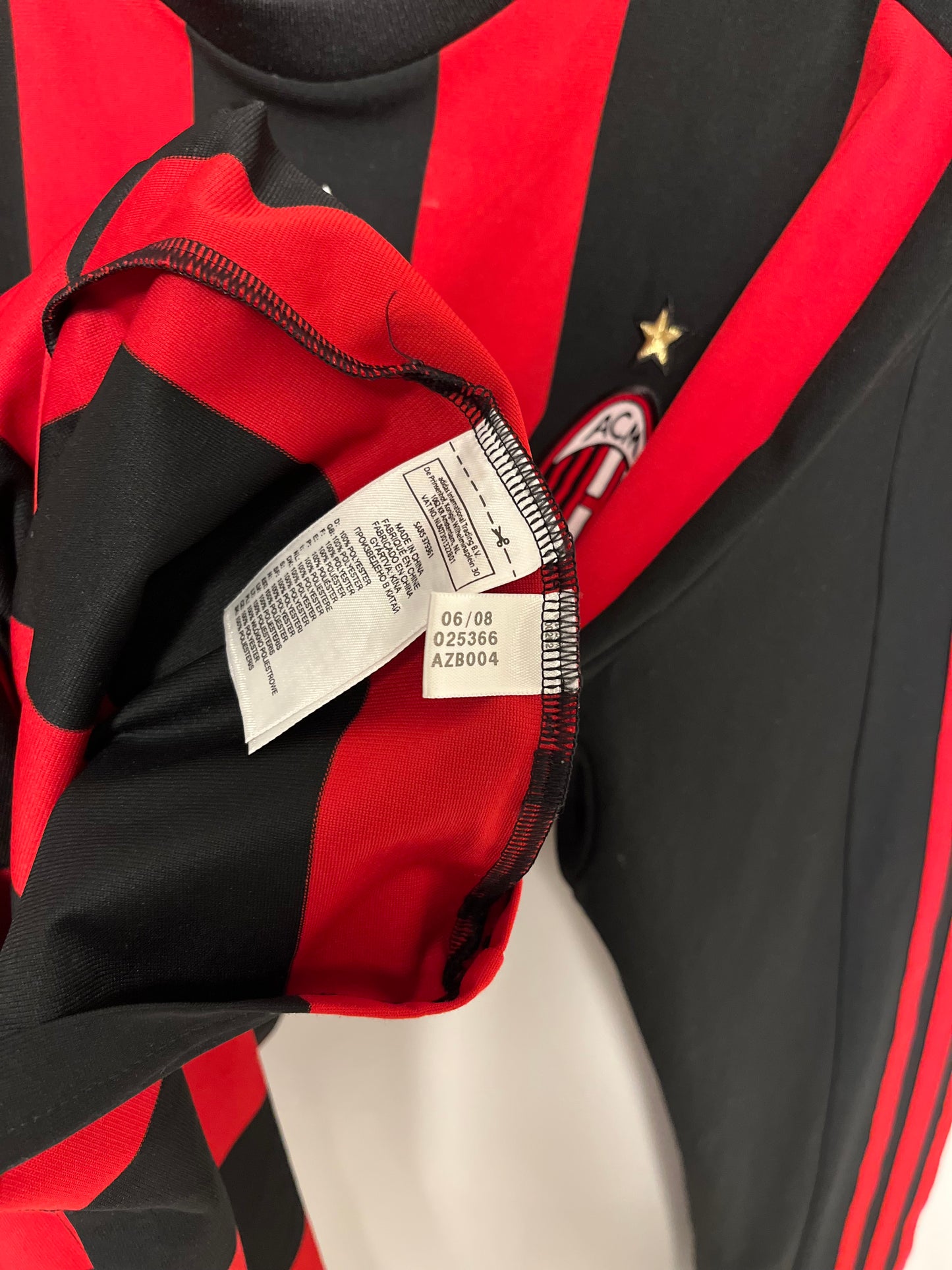 AC Milan Home 08/09 Pato 7 LS