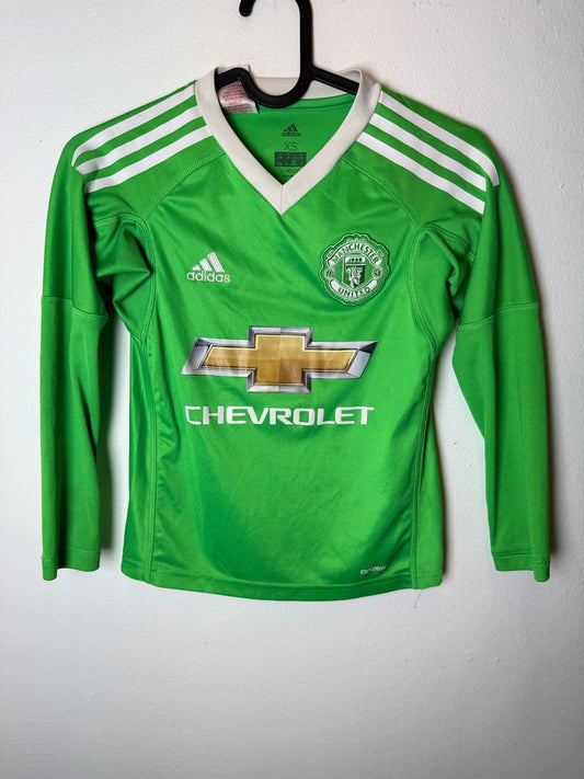 Adidas Manchester United 17/18 GK De Gea 1 Kids - 8/10 - TheFootballIdiots
