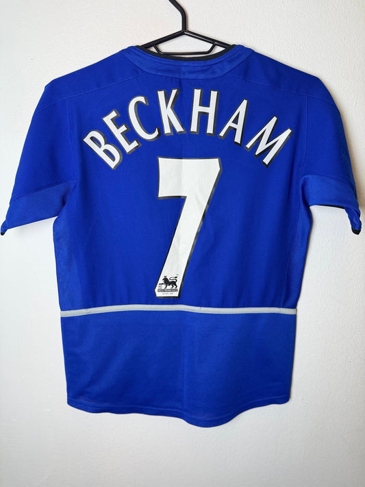 Nike Manchester United Third 02/03 Beckham 7 Kids - 9/10 - TheFootballIdiots