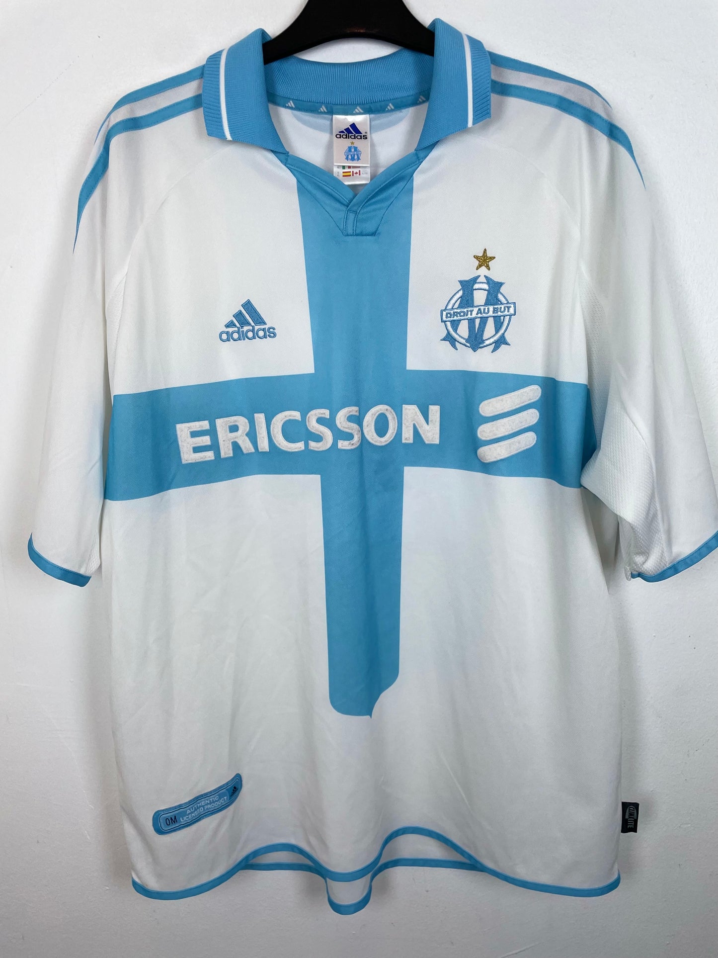 Adidas Olympique Marseille Home 00/01 Weah 29 - 9/10