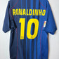 Nike Barcelona Away 04/05 Ronaldinho 10 - 9/10