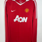Nike Manchester United Home 10/11 LS Nani 17 - 9/10
