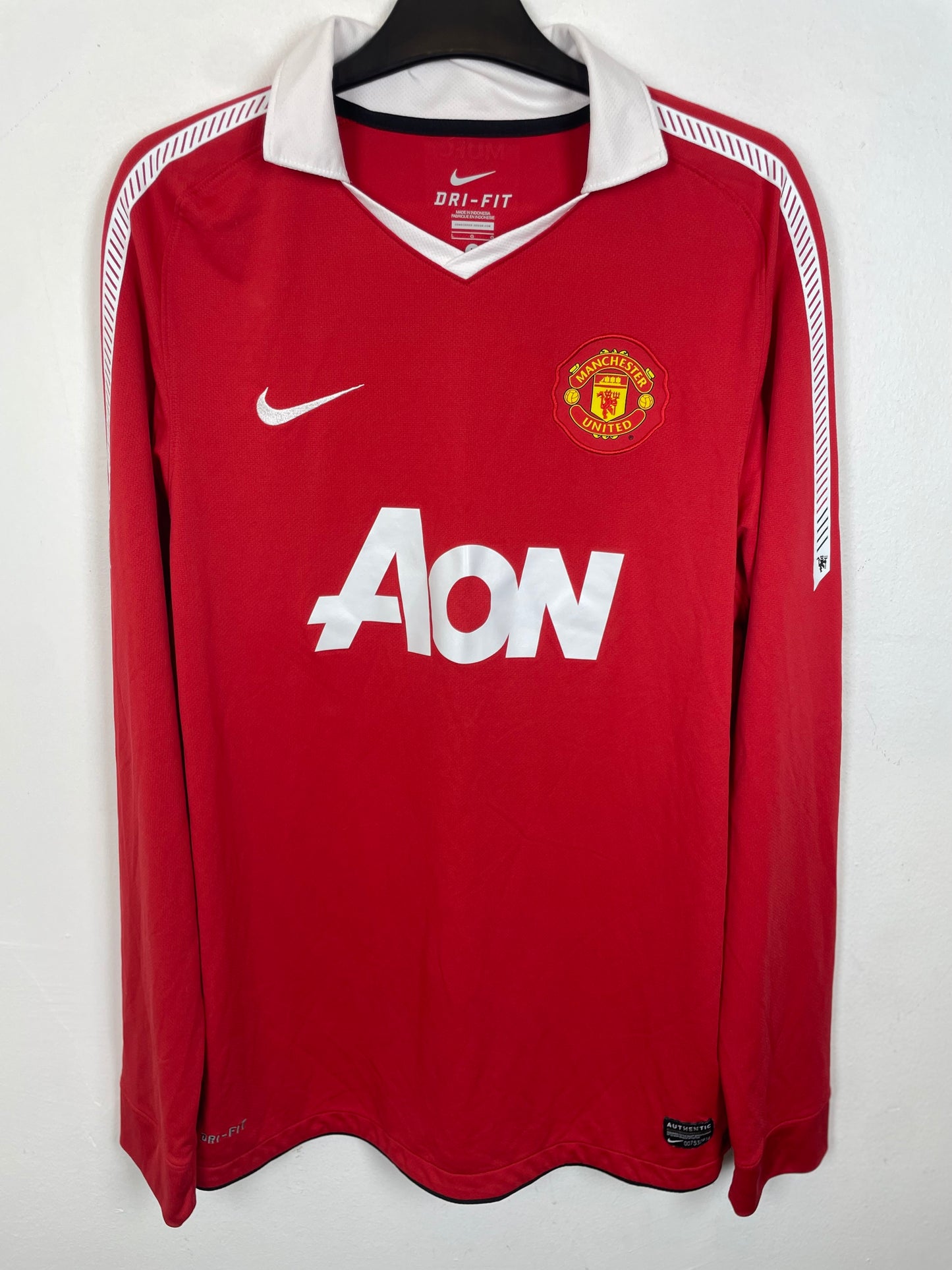 Nike Manchester United Home 10/11 LS Nani 17 - 9/10