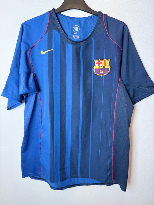 Nike Barcelona Away 04/05 Ronaldinho 10 - 9/10