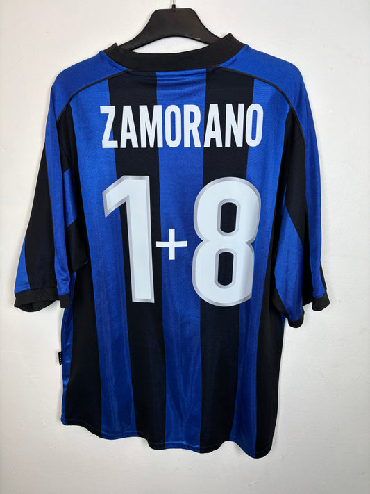 Inter Milan Home 99/00 Zamorano 1+8 - 8/10