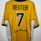 Back view of Nike Borussia Dortmund 98/00 home shirt showing Reuter name and number 7