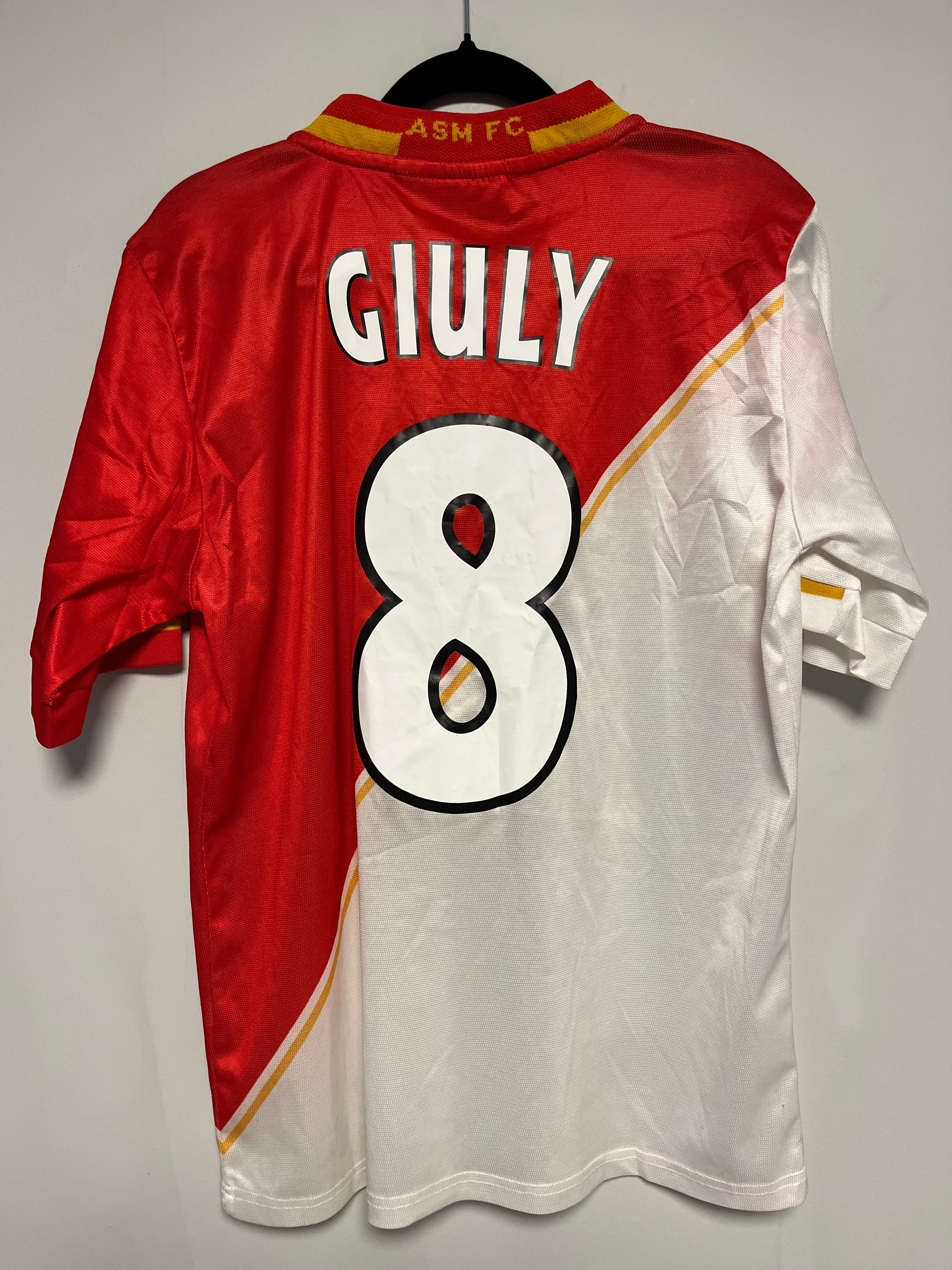 AS Monaco ユニフォーム GIULY 8番 AS Monaco Home Shirt 01/02 Giuly #8 | Ligue 1 Jersey