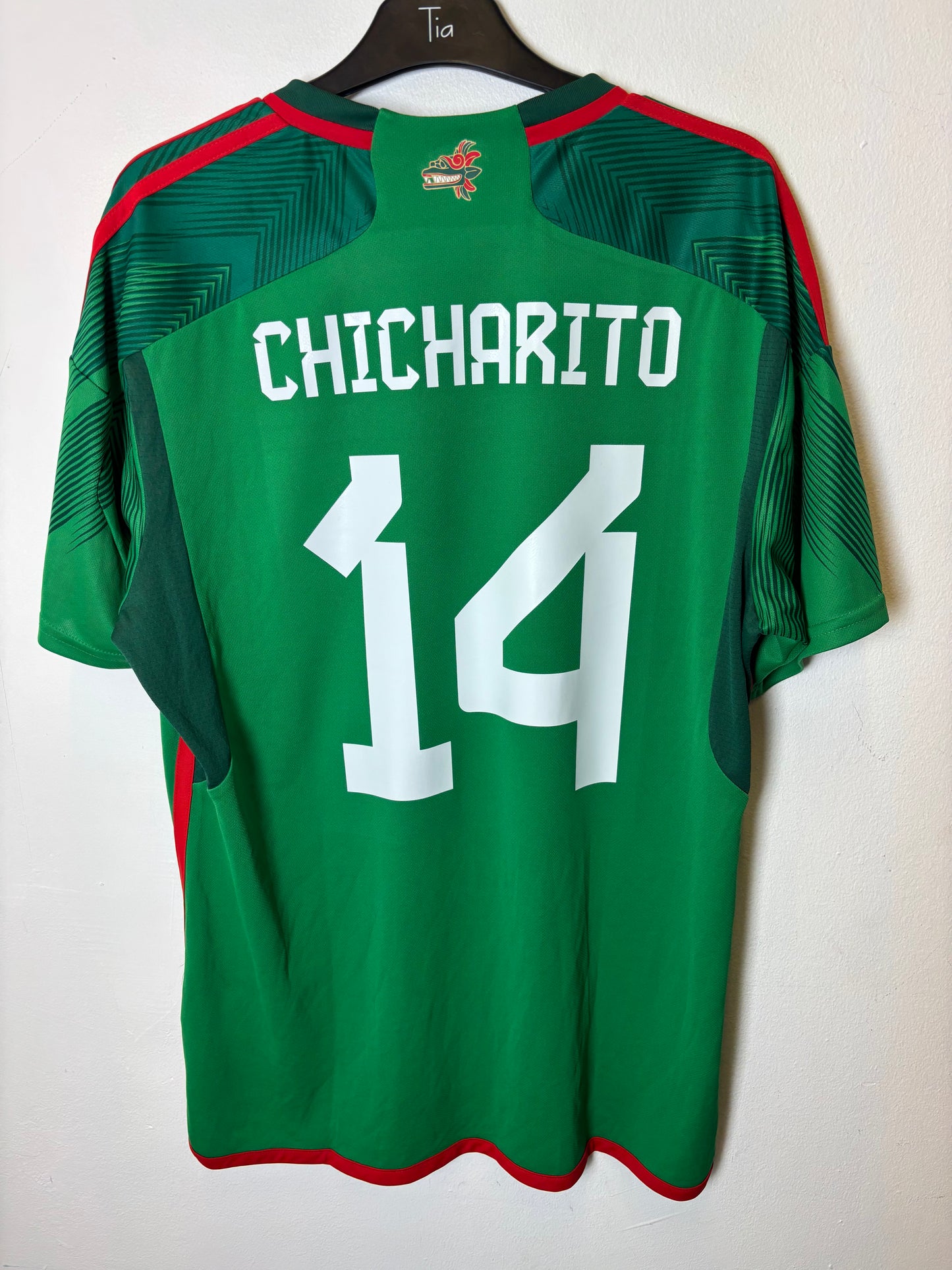 Adidas Mexico Home 2022 Chicharito 14 - 9/10