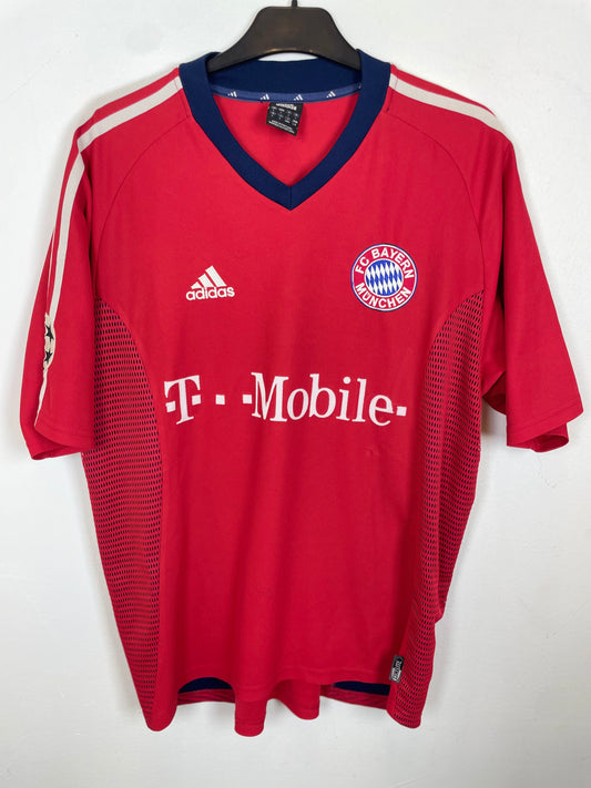 Adidas Bayern Munich home shirt 02/03 featuring Ballack number 13 in excellent condition