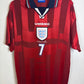 Umbro England Away 1998 Beckham 7 - 9/10