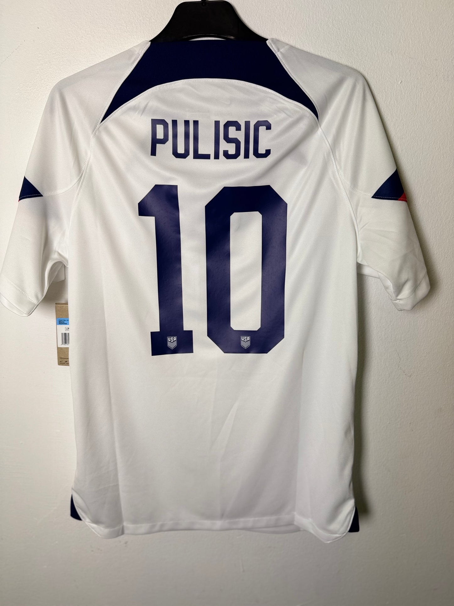 Nike USA Home 2022 Pulisic 10 - 10/10