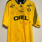 Lillestrøm Home 1998 Matchworn Heidar Helguson 17 - squad signed