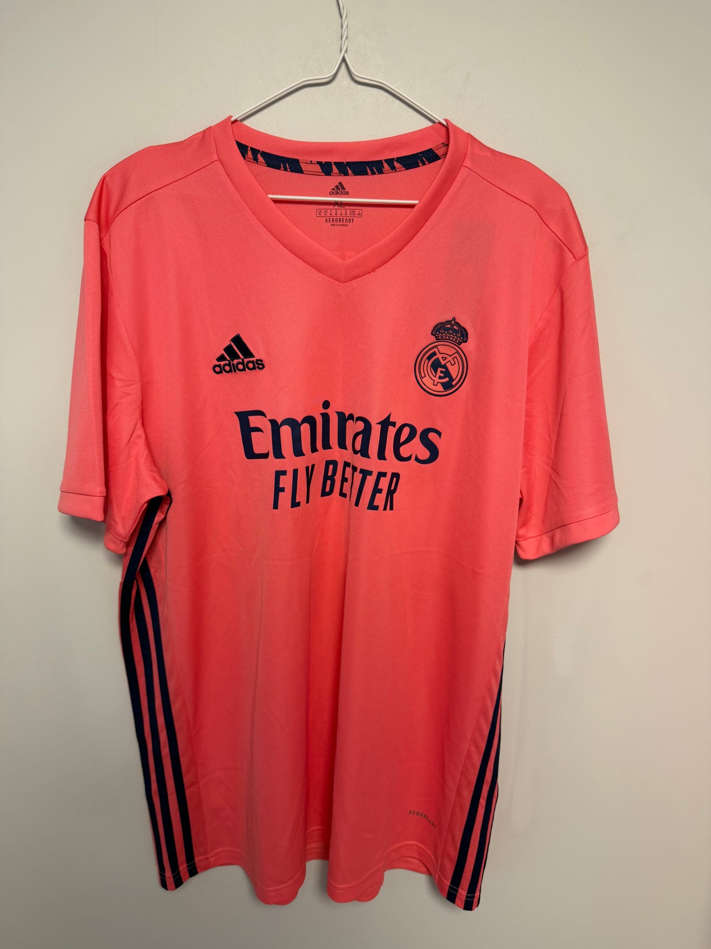 Adidas Real Madrid away shirt 20/21 with Vini jr 20 in pristine mint condition