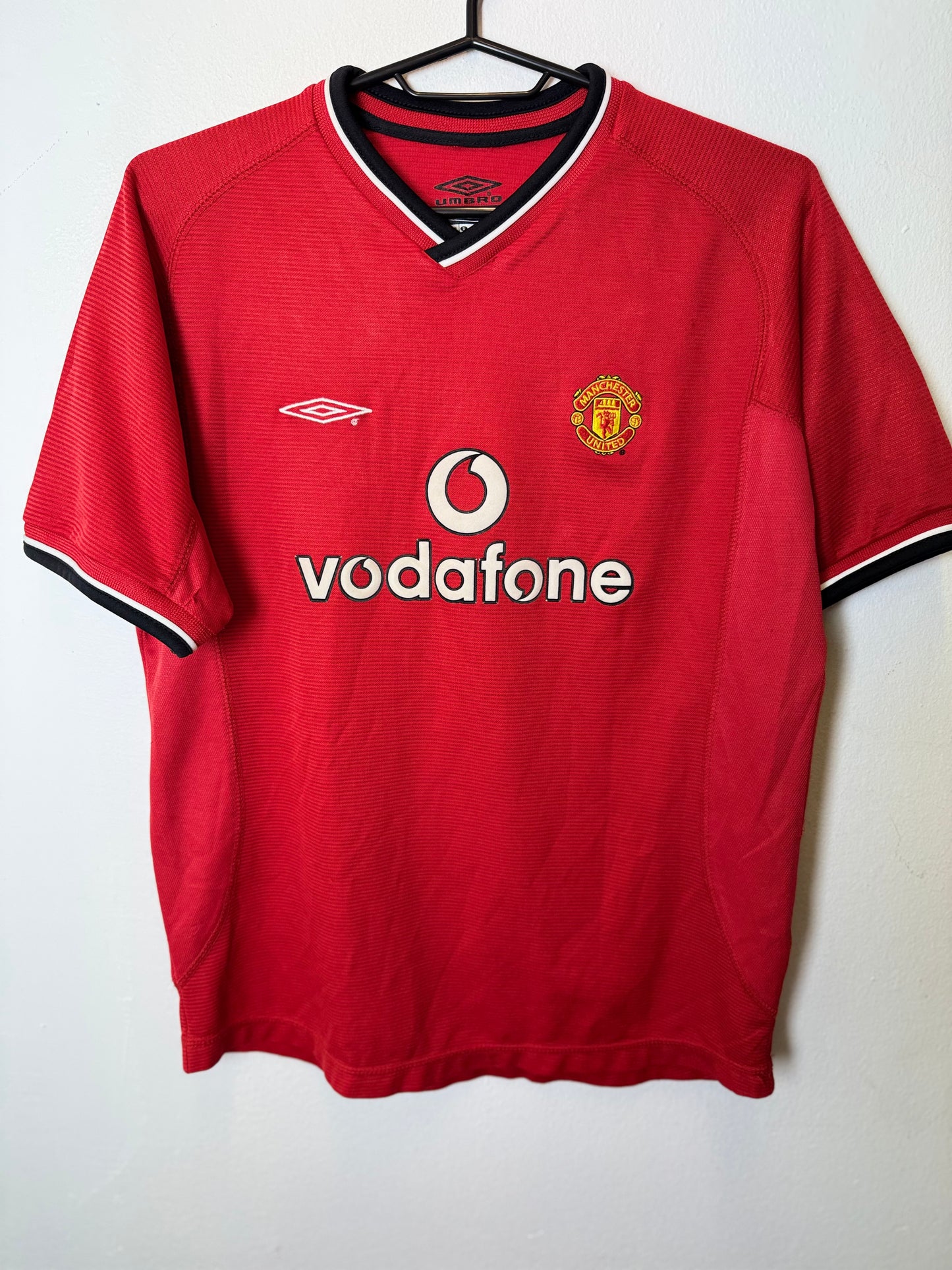 Umbro Manchester United Home 00/02 Beckham 7 Kids - 8/10