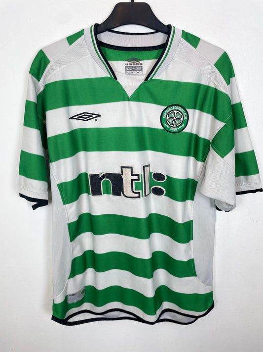 Umbro Celtic Home 01/03 Larsson 7 - 8/10