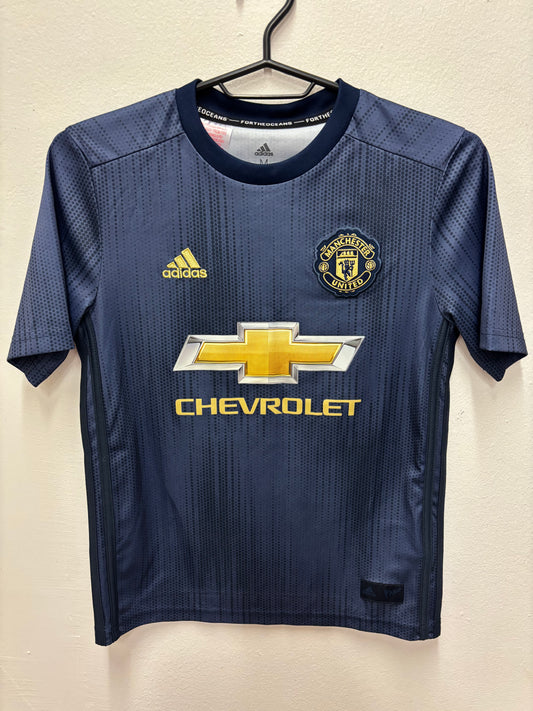 Manchester United Third 18/19 Valencia 25 Kids - 9/10