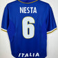 Back view of Nike Italy 1996 home shirt showing Nesta name and number 6 in excellent condition