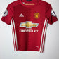 Adidas Manchester United Home 16/17 Ibrahimović 9 Kids - 8/10 - TheFootballIdiots