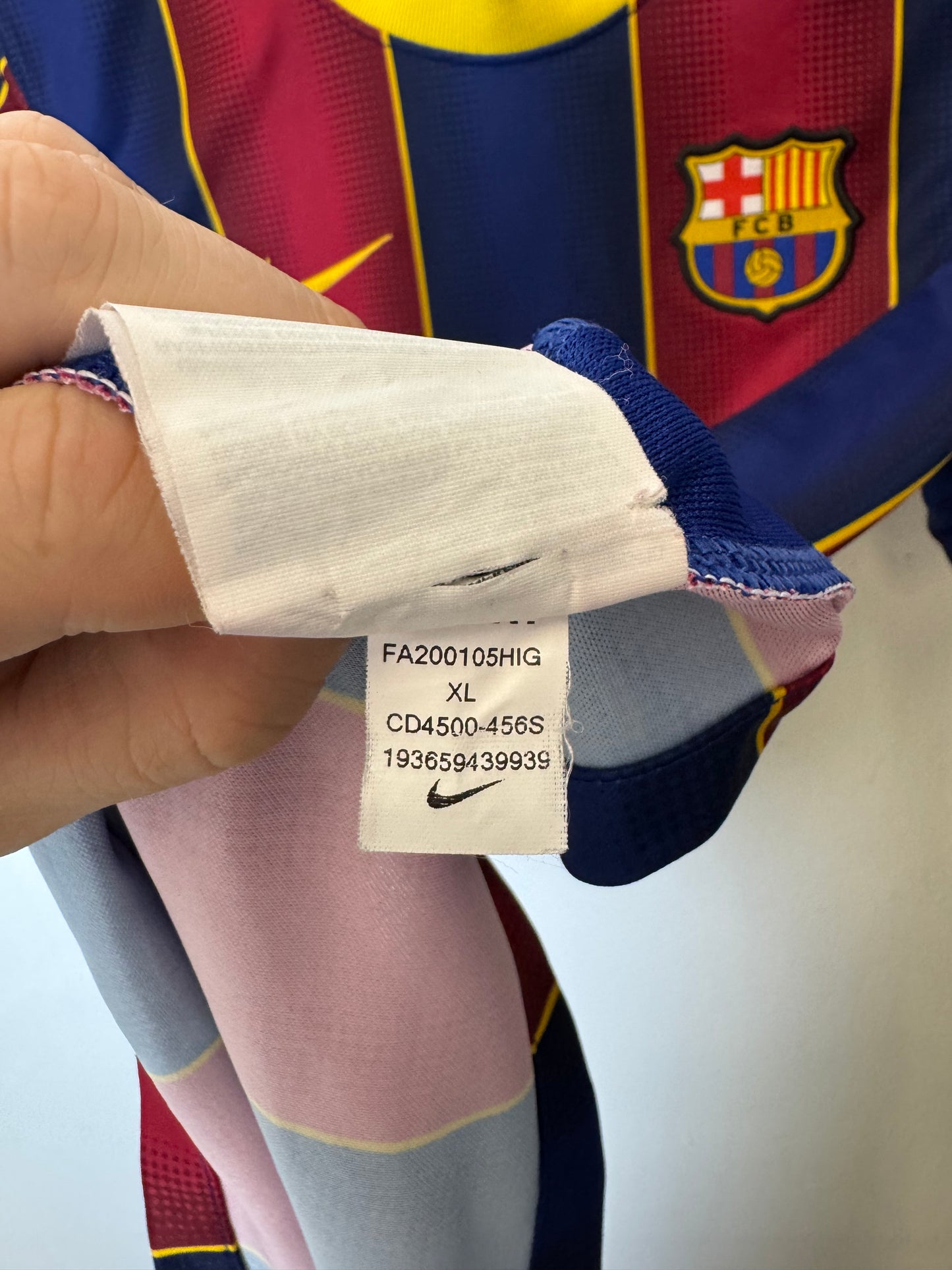Nike Barcelona Home 20/21 Messi 10 Kids - 9/10