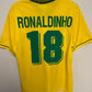 Umbro Brazil Home 1996 R9 Ronaldinho 18 - 7/10