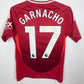 Adidas Manchester United Home 24/25 Garnacho 17 Kids - 9/10