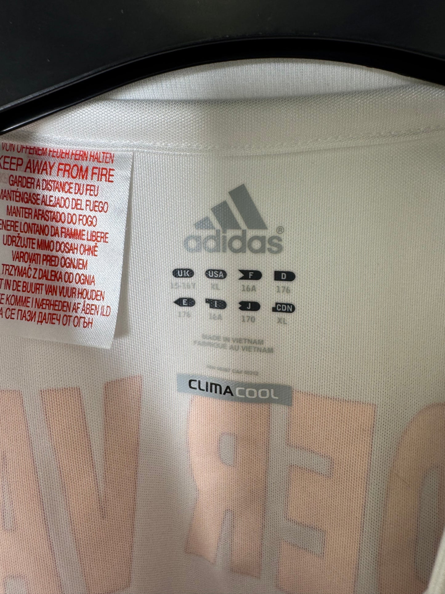 Adidas Hamburg Home 12/13 125th anniversary Van der vaart 23 kids - 9/10