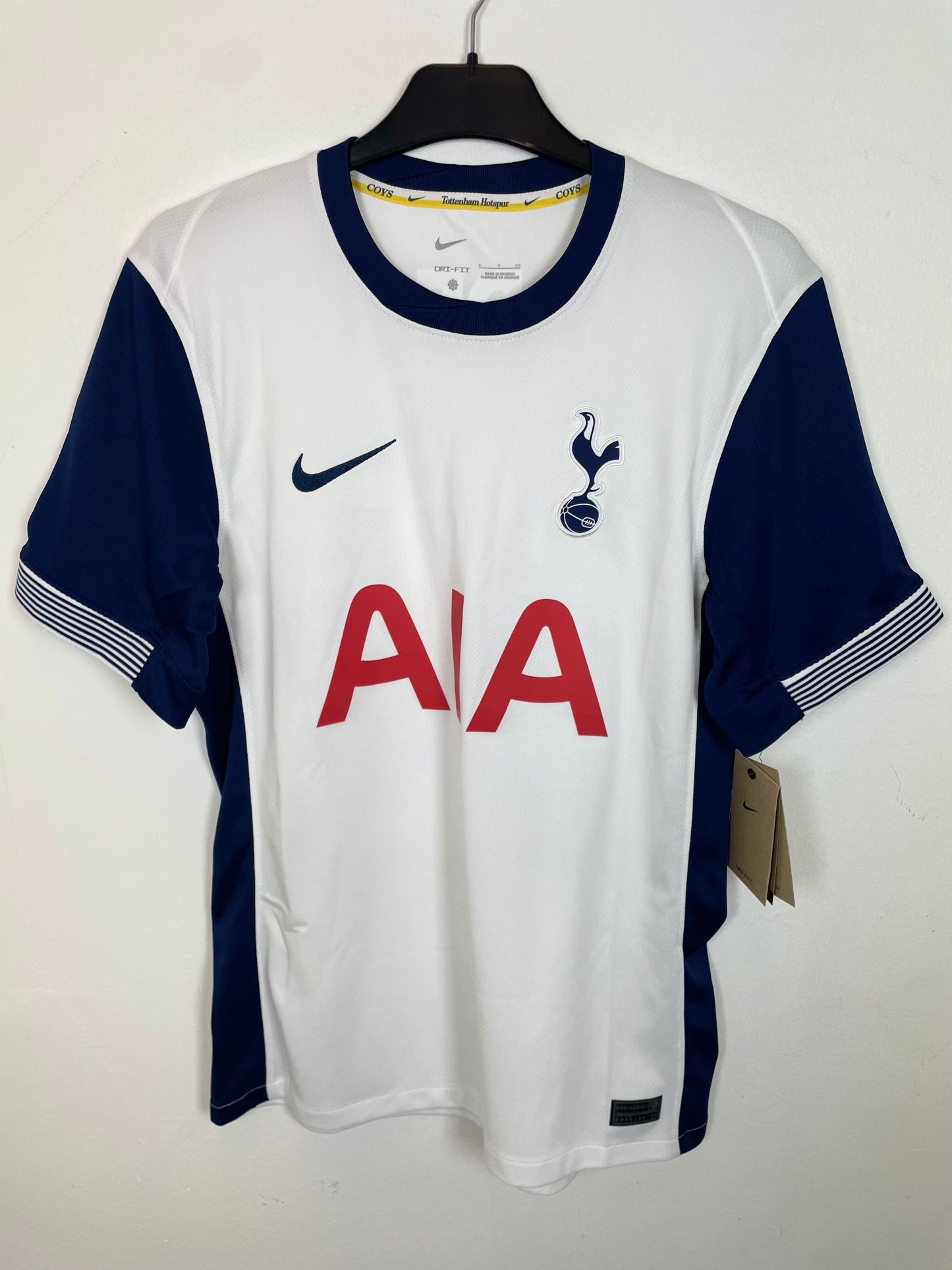 Nike Tottenham Hotspur home shirt 2024/25 with Van De Ven 37 in mint condition