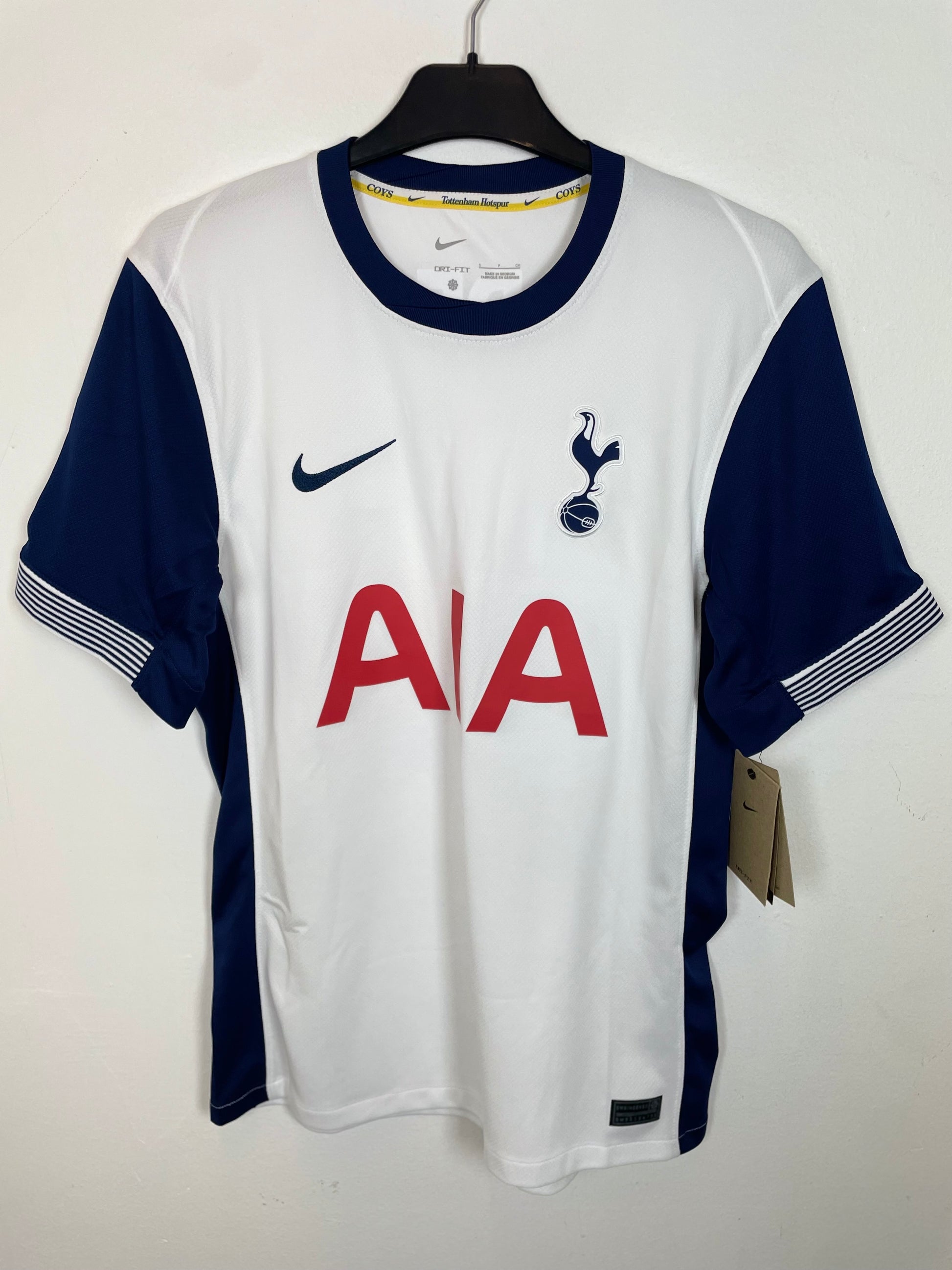Nike Tottenham Hotspur home shirt 2024/25 with Van De Ven 37 in mint condition