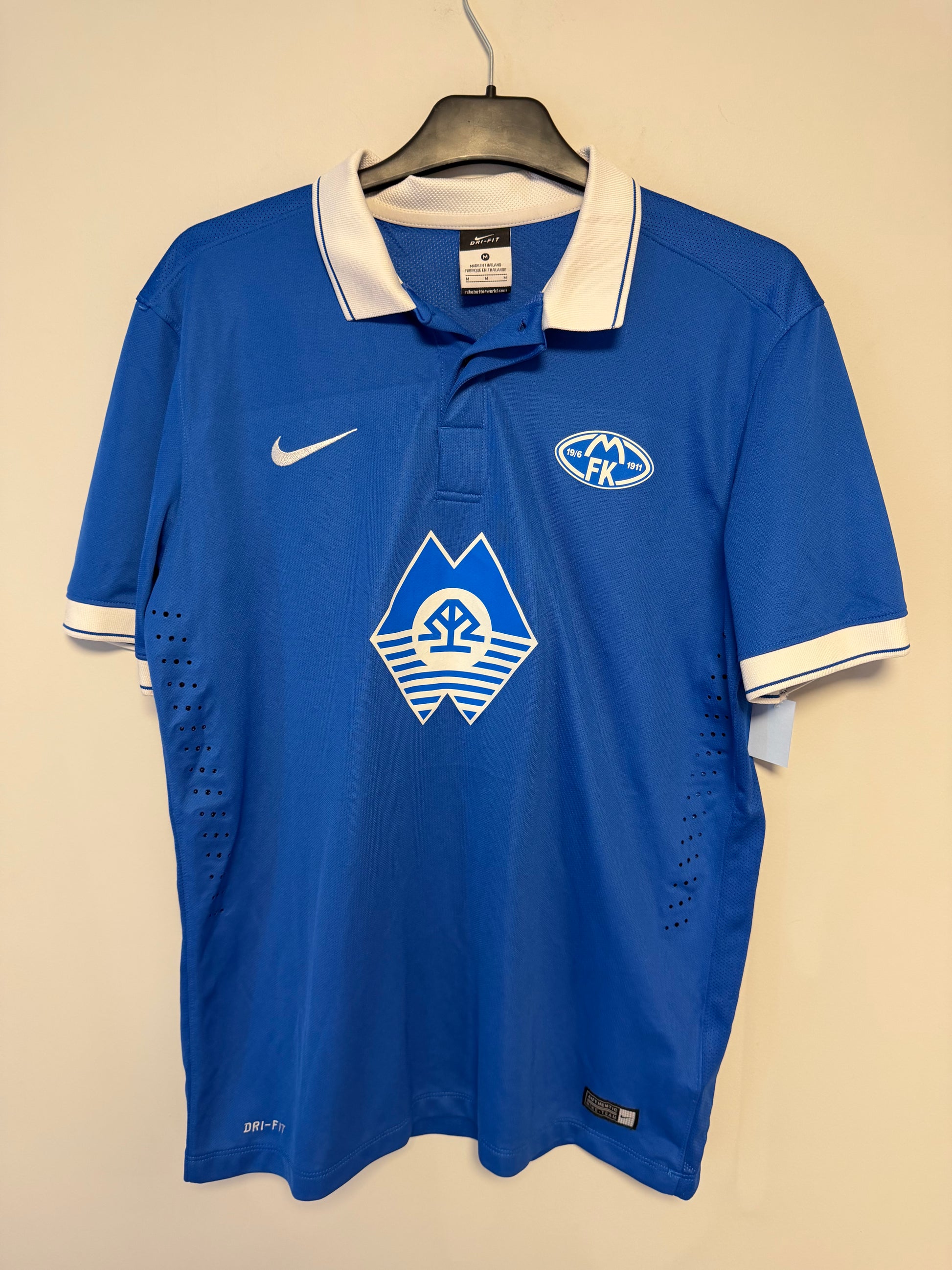 Nike Molde FK European home shirt 2014 in excellent 9/10 condition, size M front view