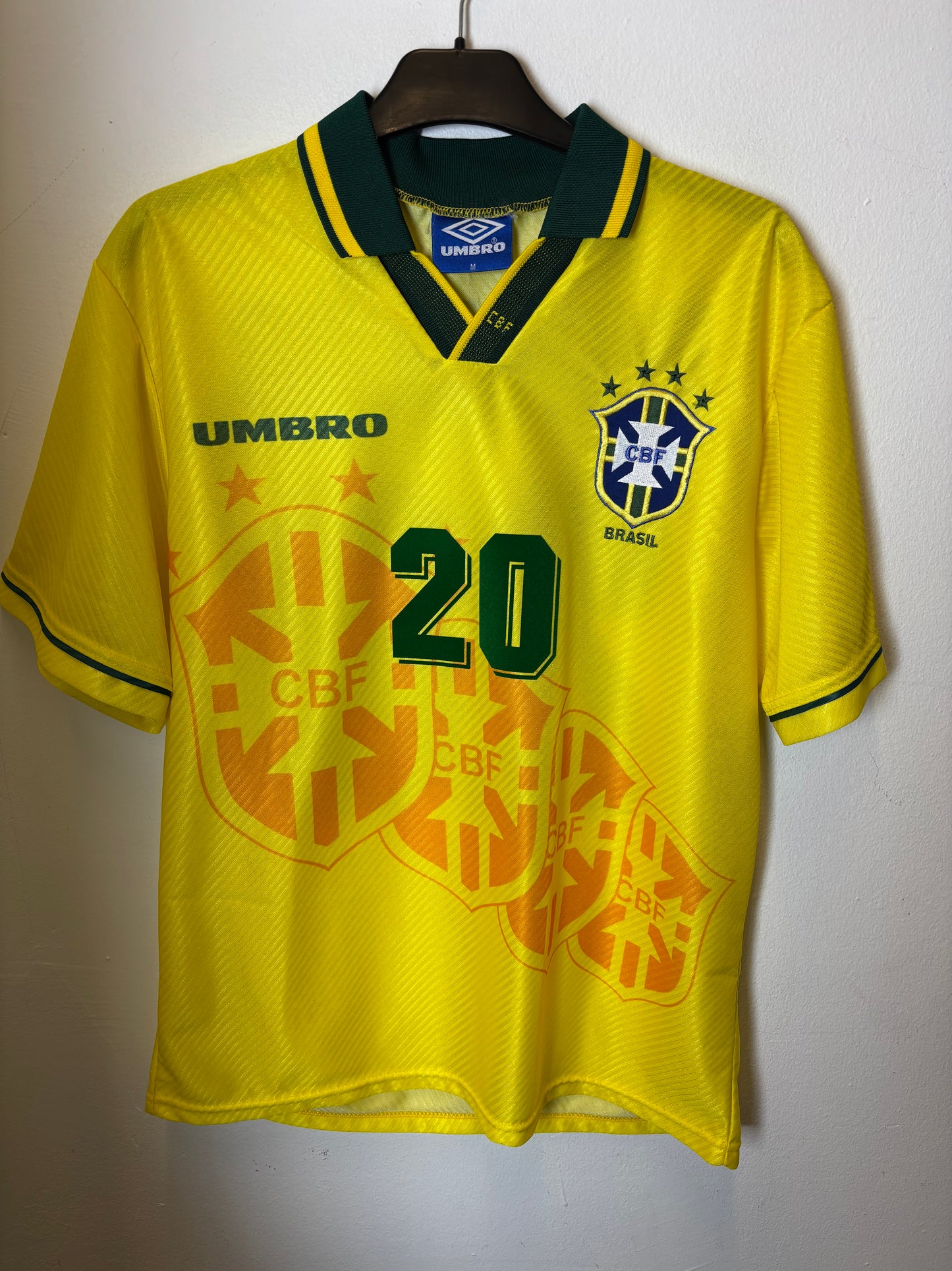 Umbro Brazil Home 94/96 Ronaldo 20 - 8/10