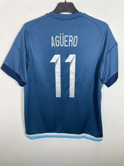Adidas Argentina Away 15/16 Aguero 11 - 9/10 - alternate view