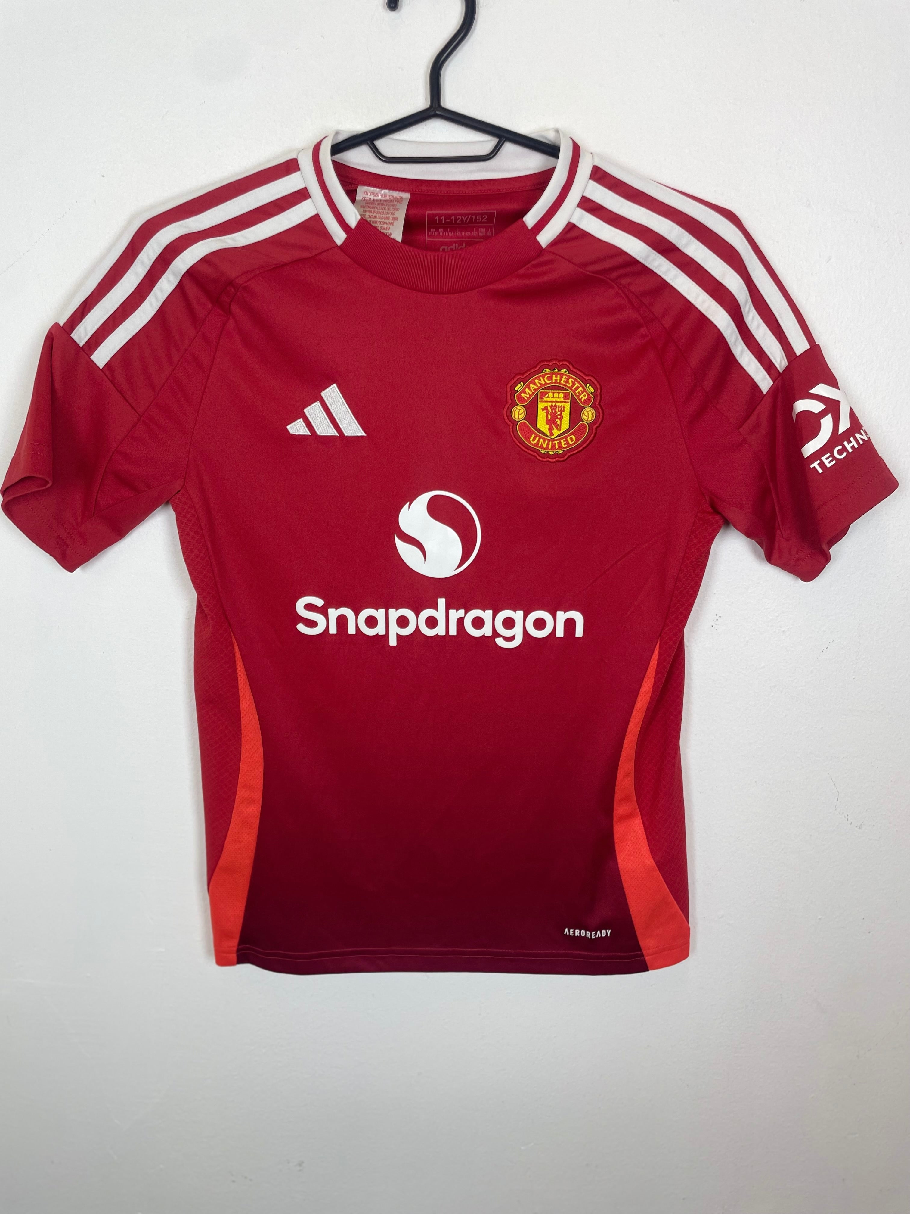 Manchester United Home 24/25 Garnacho 17 | Adidas Kids
