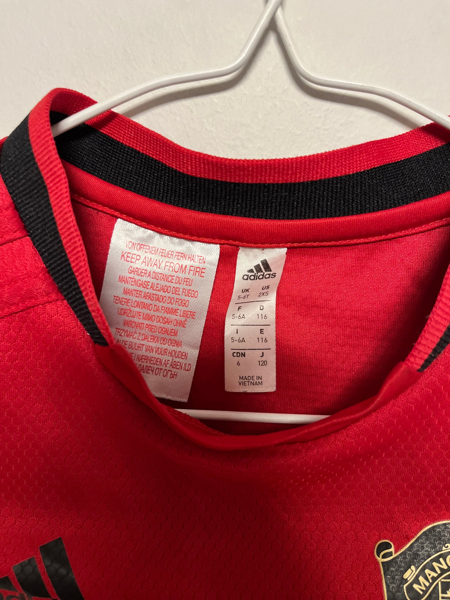 Manchester United 19/20 Home Kids