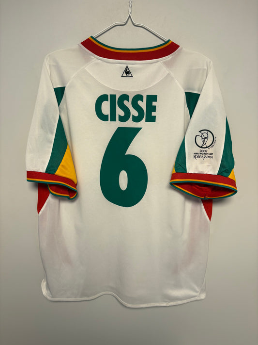 Le Coq Sportif Senegal bortedrakt 2002 Cisse 6 – away jersey forfra