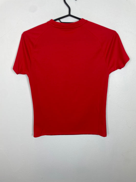 Back view of Liverpool 18/19 training top in size S Boy/122 showing excellent 9/10 condition