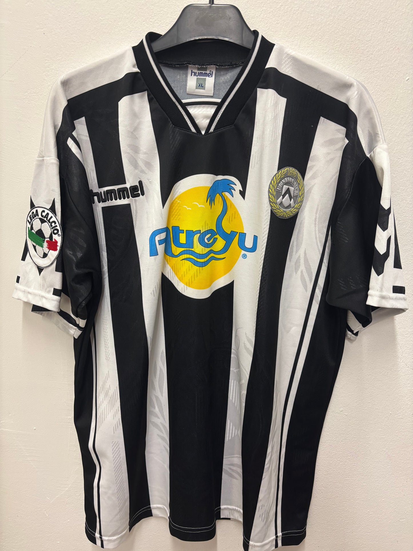 Udinese Home 97/98 Locatelli 10 Matchworn