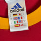 Spain 2002 home shirt sponsor logo and sleeve details on Adidas jersey with Raul 7