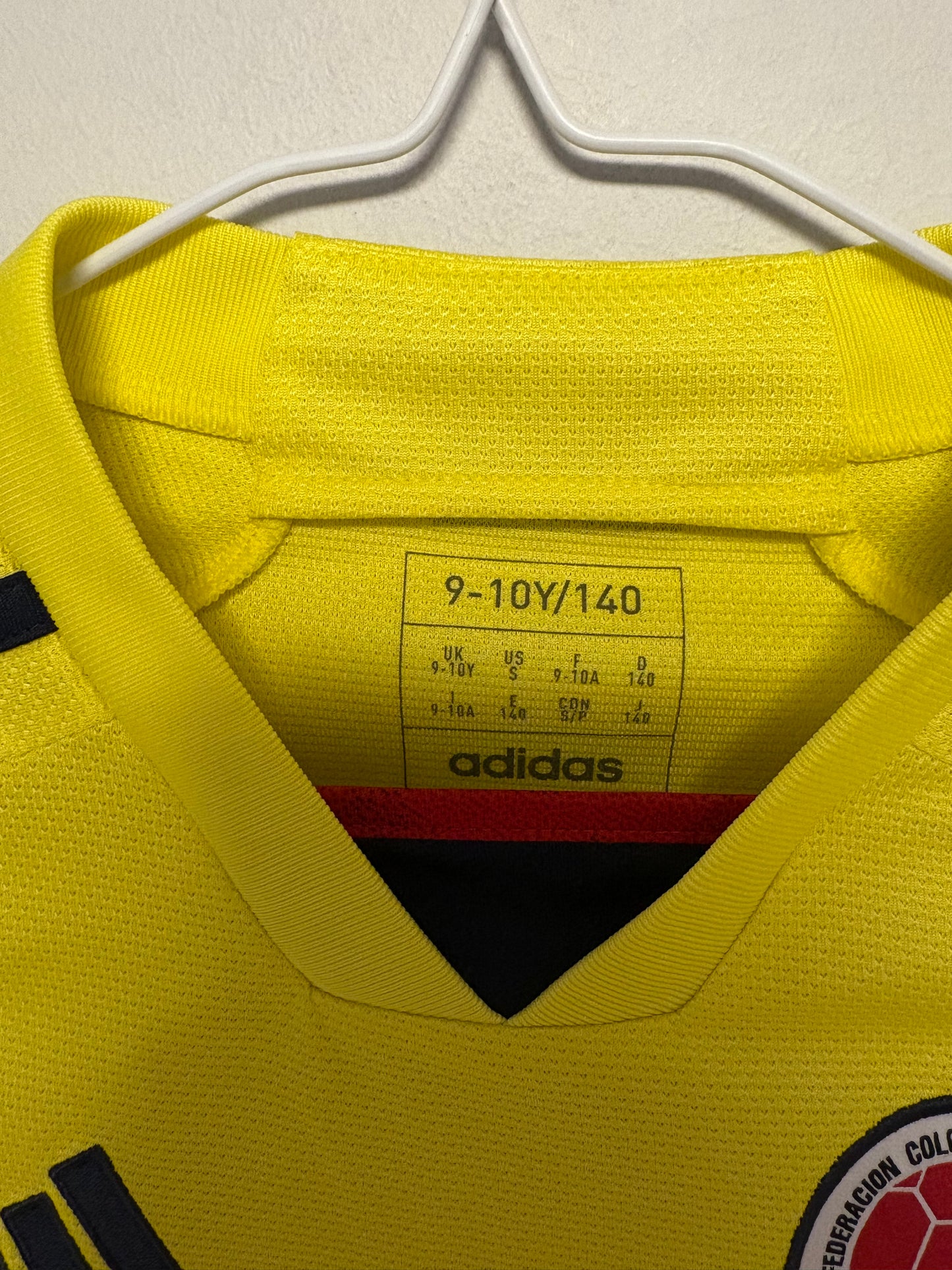 Adidas Colombia Home 2023 Kids - 9/10