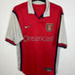 Nike Arsenal home shirt 99/00 with Anelka 9 in excellent vintage condition red jersey