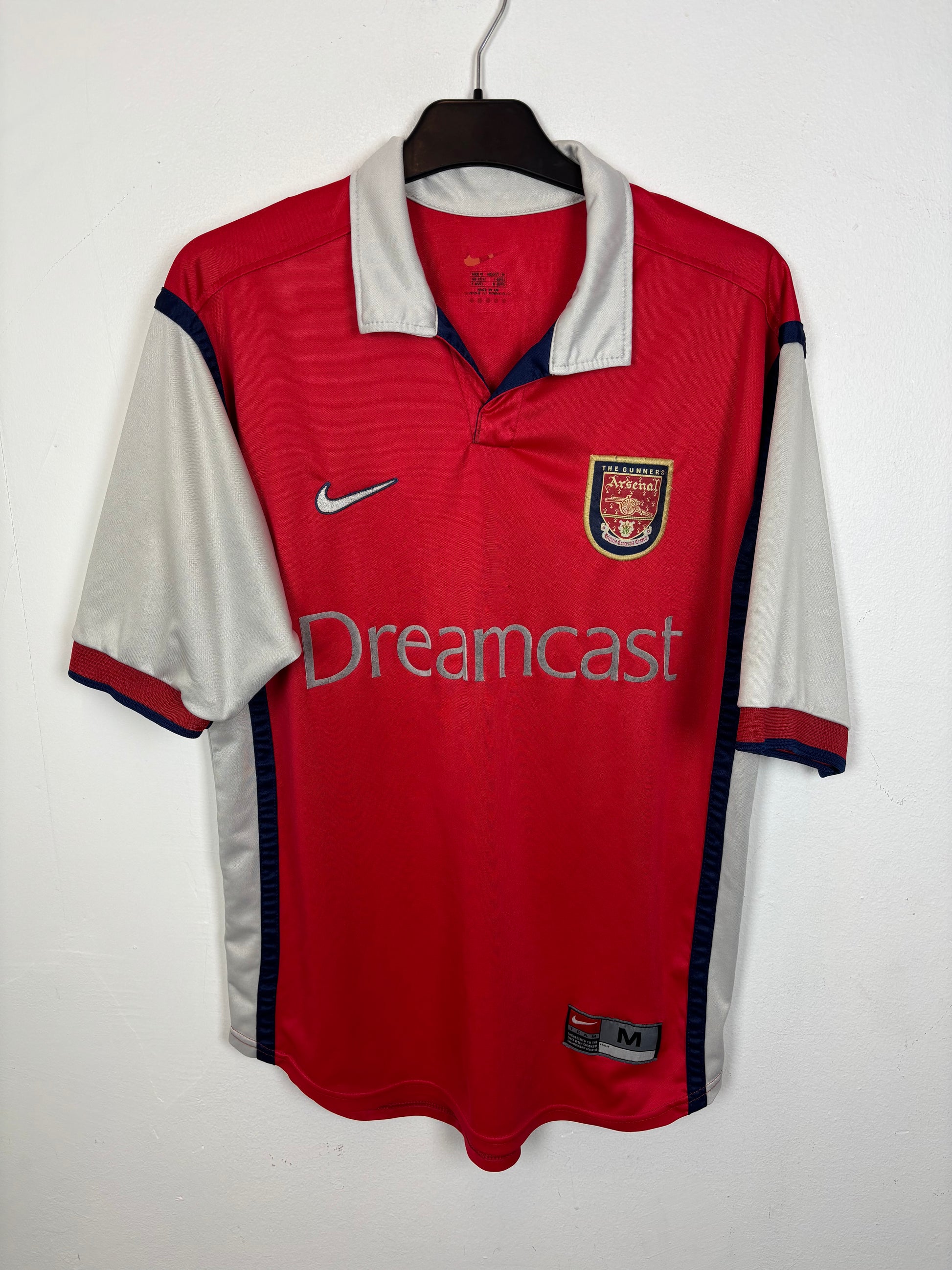 Nike Arsenal home shirt 99/00 with Anelka 9 in excellent vintage condition red jersey
