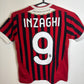 Adidas AC Milan Home 11/12 Inzaghi 9 kids - 9/10