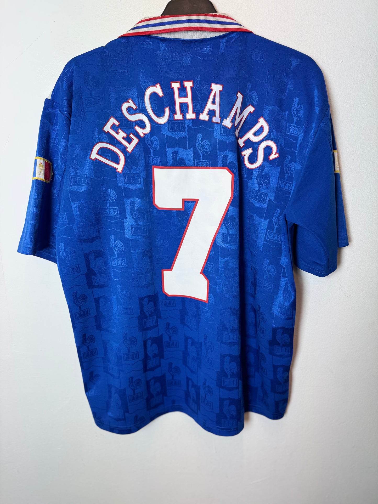 Adidas France Home 1996 Deschamps 7 - 8/10
