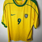 Nike Brazil Home 1998 Ronaldo 9 - 8/10 - TheFootballIdiots