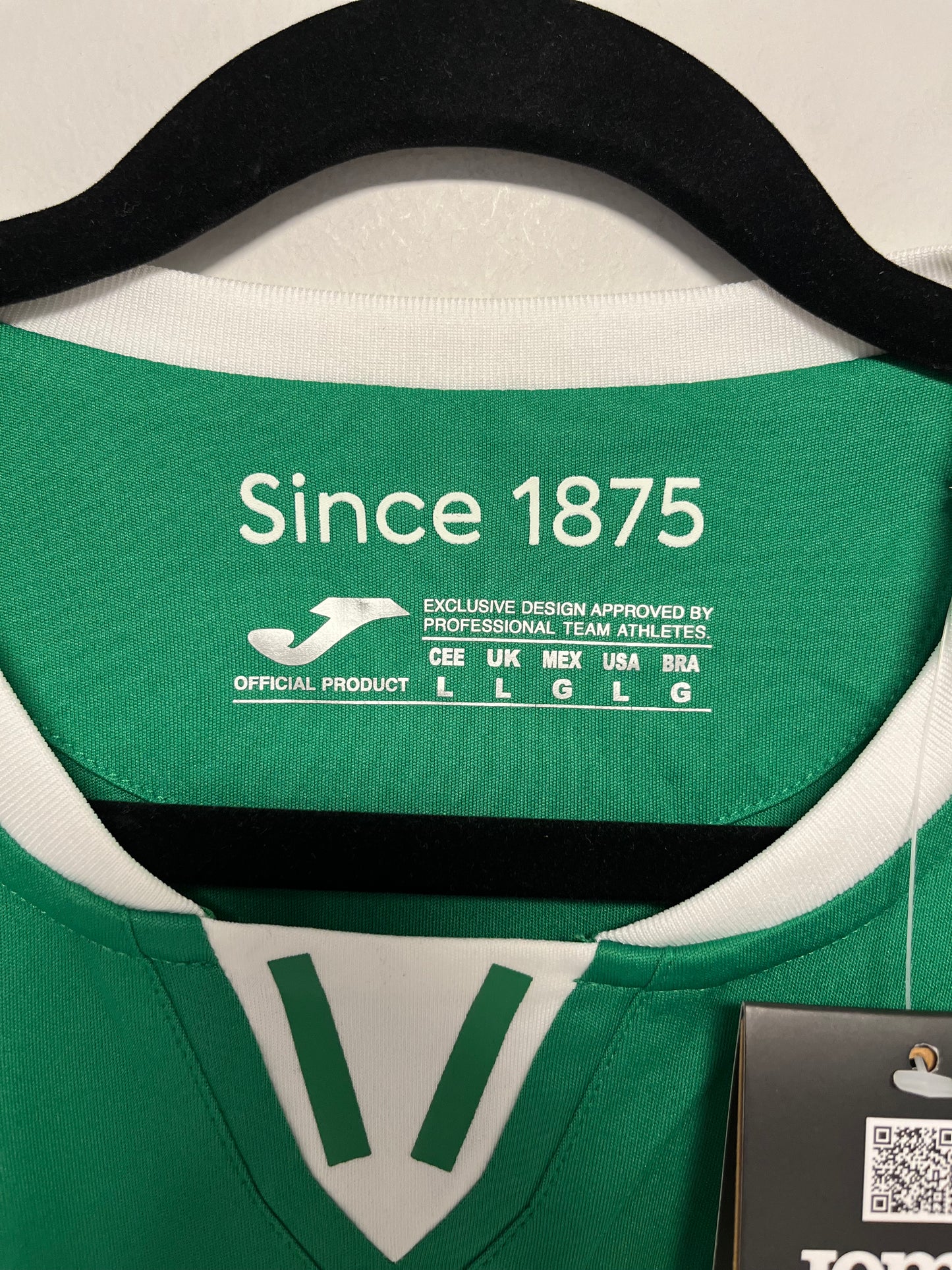 Green and white 80s with 'Since 1875' text and brand logo.